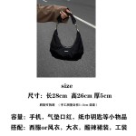 包包女2026新款复古黑色乌云包小众设计腋下包手提单肩包月牙包潮